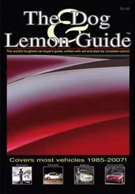 dog and lemon guide