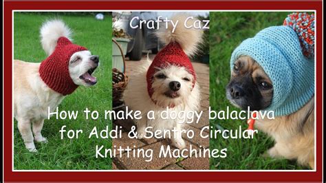 dog balaclava knitting pattern