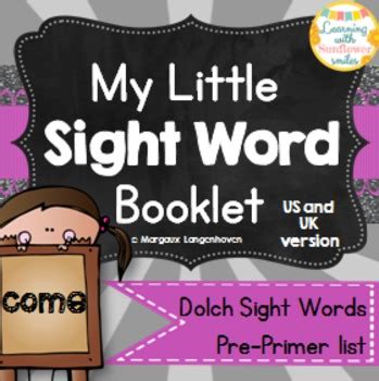 Dolch Sight Word Booklet Lesson This Second Grade Dolch Word Lists - Second Grade Dolch Word Lists