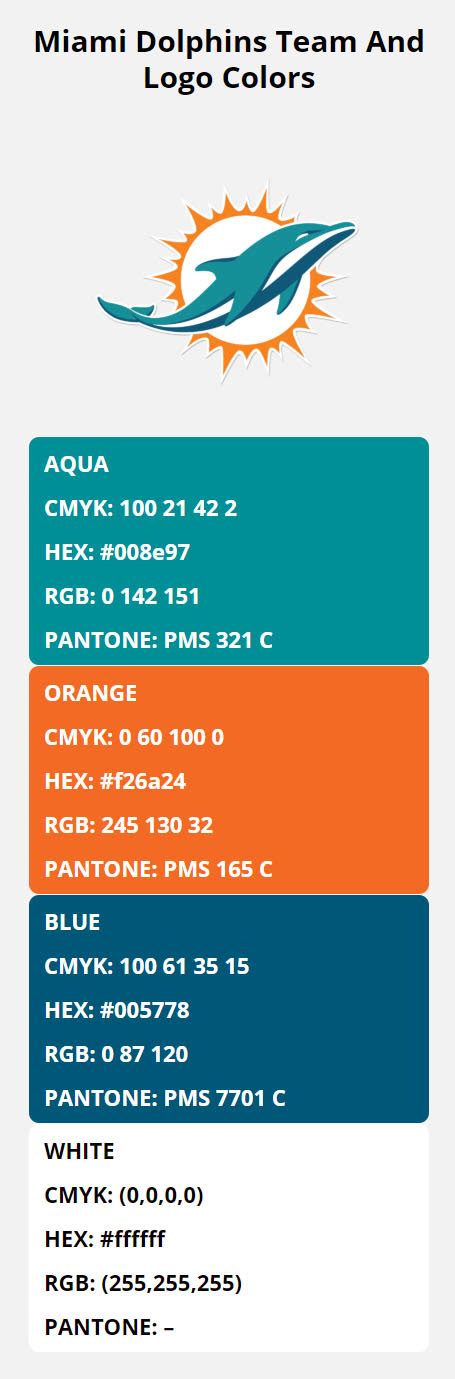dolphins colors