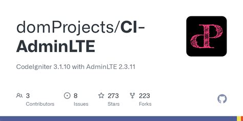 domProjects • CI-AdminLTE