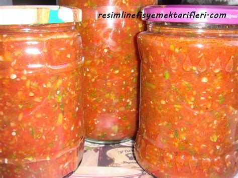 domatesli biberli acı sos tarifi