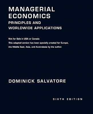 Read Online Dominick Salvatore Managerial Economics 7Th 