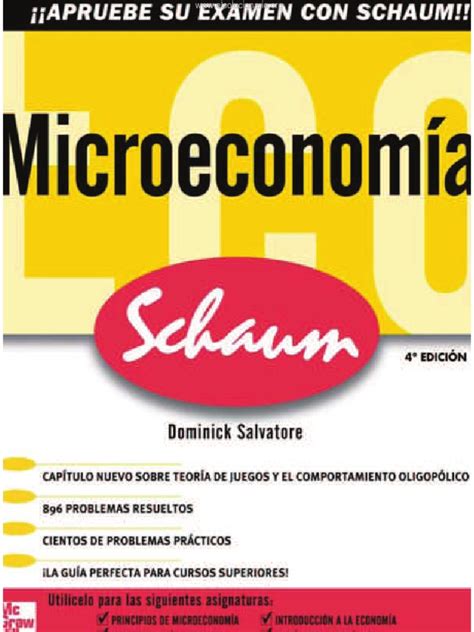 Read Online Dominick Salvatore Microeconomia Pdf 