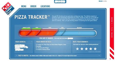 Domino's Pizza Tracker