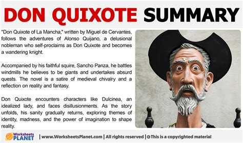 don quixote summary windmills