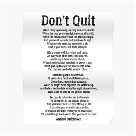 Don T Quit