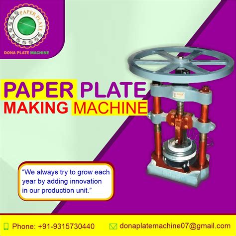 Dona Plate Making Machine Project Report Profile Dona