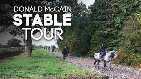 donald mccain stable tour