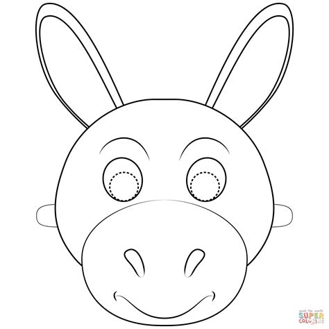 Donkey Mask Printable