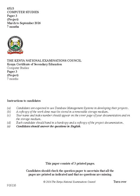 Donload Comp Studies Paper 3 Question Paper