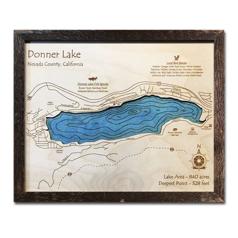 Donner Lake Depth Chart