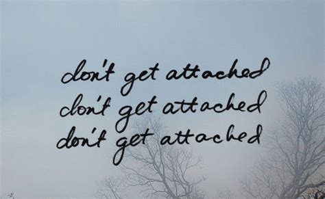 Dont Get Attached Quotes