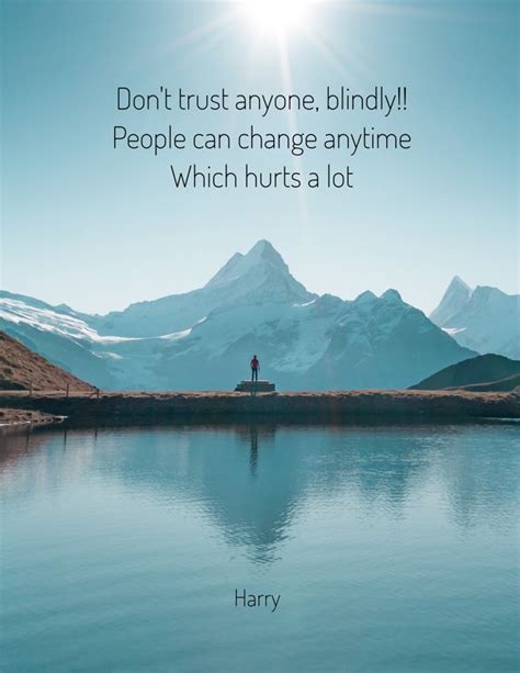 Dont Trust Anyone Blindly