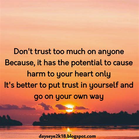 Dont Trust Anyone Quotes