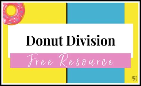 Donut Division 8211 Saved You A Spot Basic Division Fact - Basic Division Fact