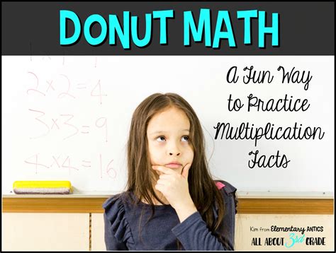 Donut Math A Fun Way To Practice Multiplication Math Donut - Math Donut