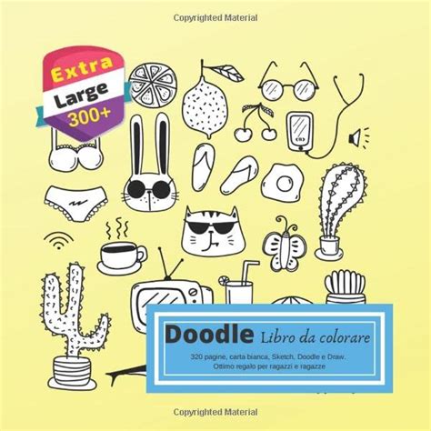 Doodle Libro Da Colorare Ottimo Regalo Per Ragazz
