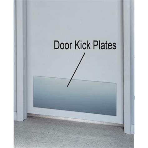 door opening kick plate