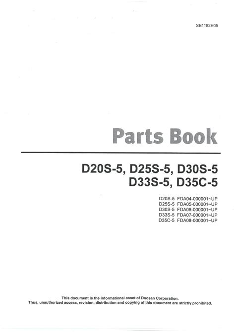 Read Doosan D25S Manual 