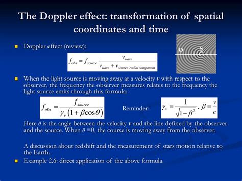 Doppler Effect Special Relativity