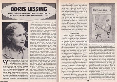 doris lessing short biography