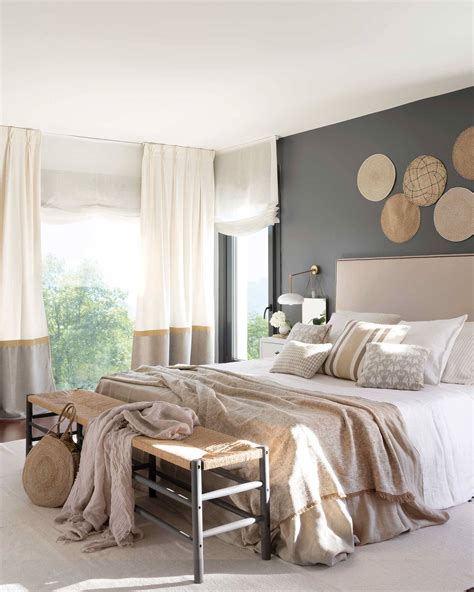 Dormitorio en blanco y gris: 10 ideas para una decoración elegante