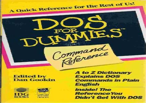 Dos For Dummies