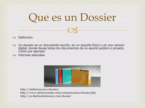 dossier