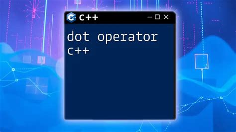 Dot Operator In C
