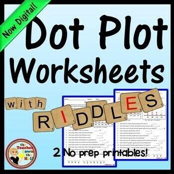 Dot Plot Worksheets W Riddles Now Digital Raquo 4th Grade Dot Plot Worksheet - 4th Grade Dot Plot Worksheet