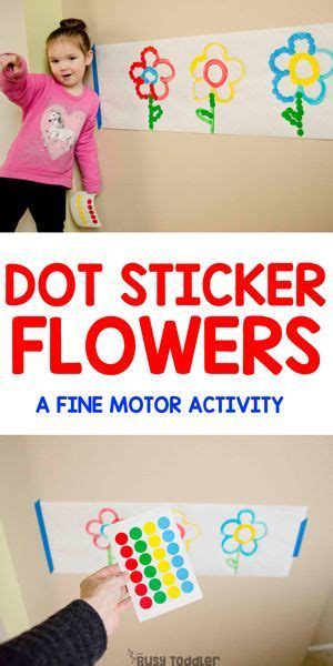 Dot Sticker Flowers Sort Amp Match Activity Busy Do A Dot Flowers - Do A Dot Flowers