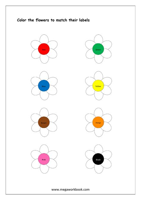 Dot The Flowers Color Matching Activity Happy Tot Do A Dot Flowers - Do A Dot Flowers
