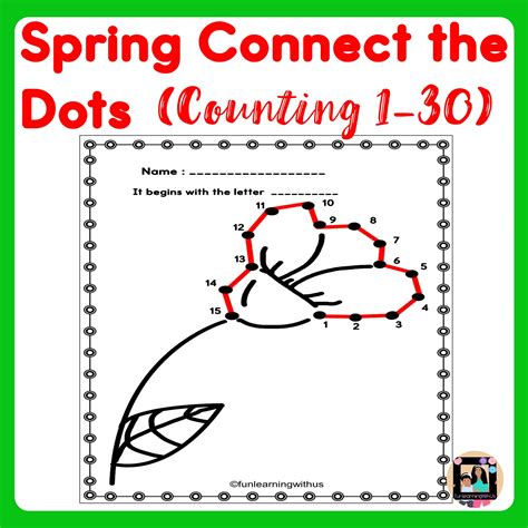 Dot To Dot 1 30 Worksheets Kiddy Math Join The Dots 1 To 30 - Join The Dots 1 To 30