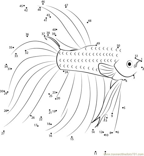 Dot To Dot Fish Printable Worksheet Myteachingstation Com Dot To Dot Fish - Dot To Dot Fish