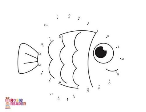 Dot To Dot Fish Reading Adventures For Kids Dot To Dot Fish - Dot To Dot Fish