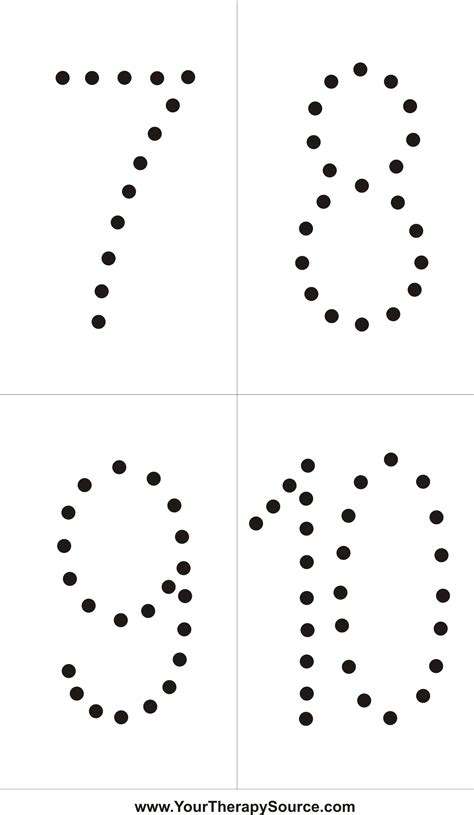 Dot To Dot Numbers 0 10 Activity Teacher Dot To Dot 110 - Dot To Dot 110