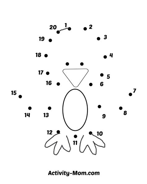 Dot To Dot Numbers Activity Zone Ages 3 5