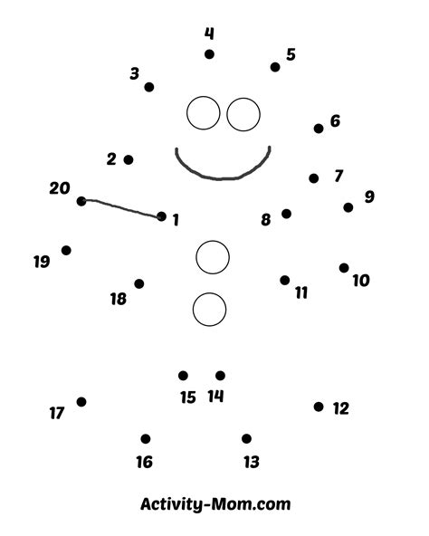 Dot To Dot Worksheets Numbers 1 To 20 Connect The Dot Worksheet - Connect The Dot Worksheet