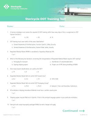 Read Online Dot Hazardous Materials Test Answers 