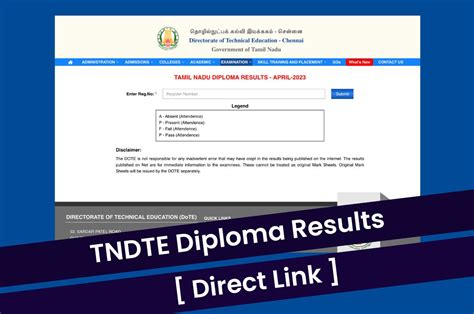 Read Online Dote Results 2016 Tndte Diploma Polytechnic Degree 