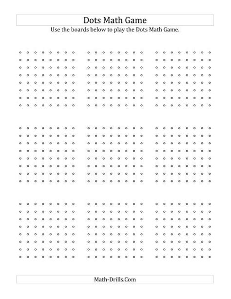 Dots Math Game Boards For Offline Use Dotted Paper For Maths - Dotted Paper For Maths