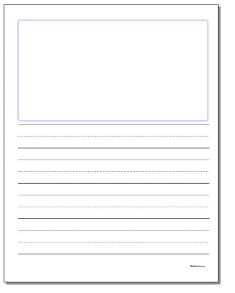 Full Download Dotted Lined Paper With Story Box 