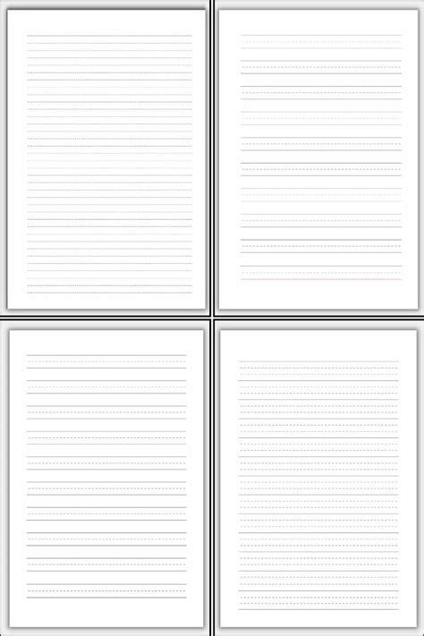 Full Download Dotted Lined Paper With Story Box 