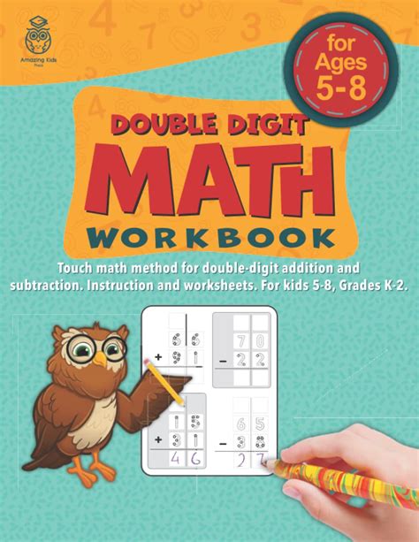 Double Digit Math Workbook Touch Math Method For Touch Math Double Digit Addition Worksheets - Touch Math Double Digit Addition Worksheets