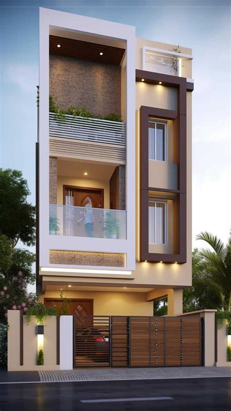 Double Floor Normal House Front Elevation Designs