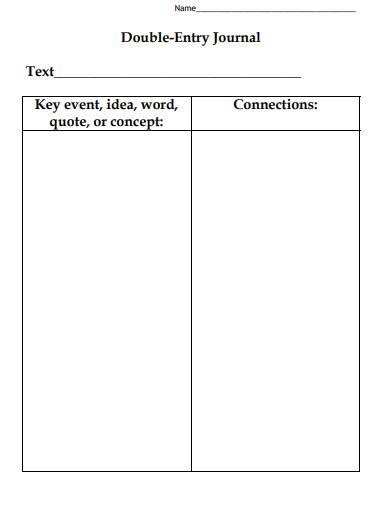 Full Download Double Entry Journal Format Microsoft Word 