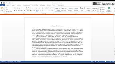 Full Download Double Spaced Document Example 