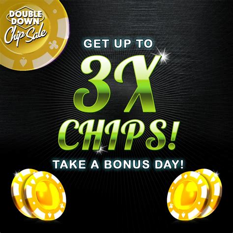 doubledown casino 3x chip sale