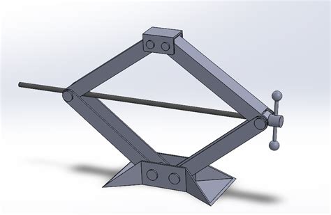 doublemechanical scissor jack design application